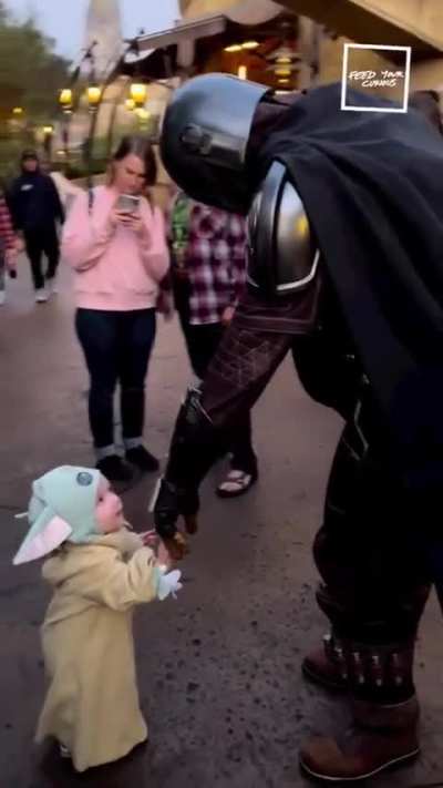 (OC) he hold the little hands so gently