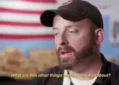 Guy tries to explain other causes for the Civil War.