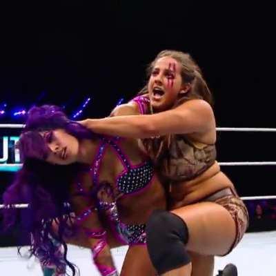 Sarah Logan dominating Sasha