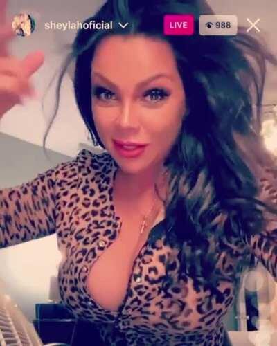Here is a brief clip of one of Sheyla's most recent IG Lives. For more, follow her on IG (@sheylahoficial) and stay tuned here. I have a couple of more things that are gonna be posted related to her.