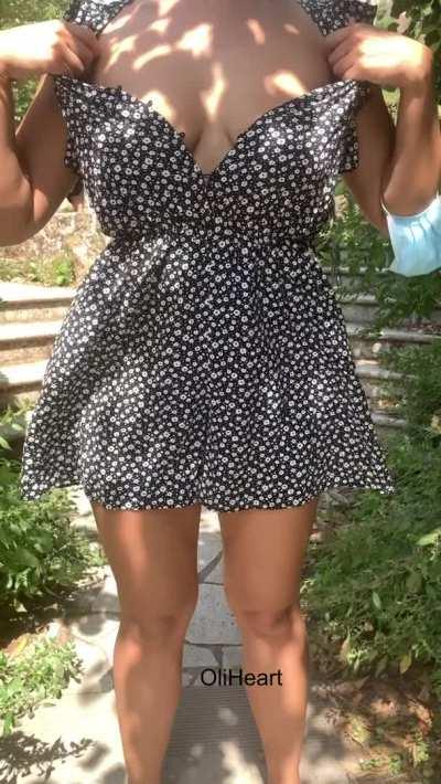 How about a little tease at the park