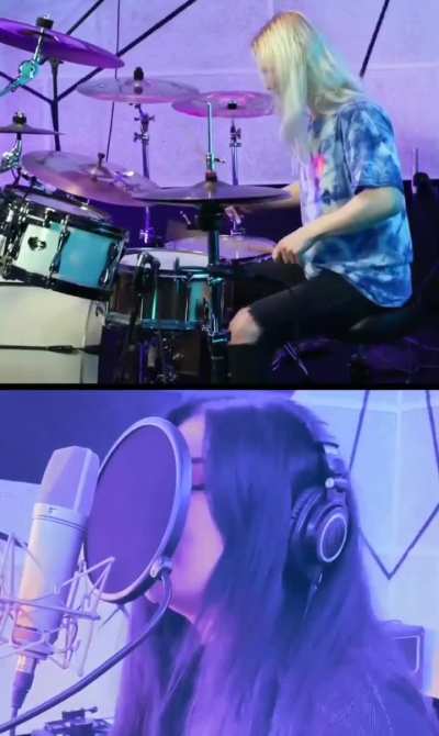 My band's play through of our first song (blackened deathcore with female vocals)