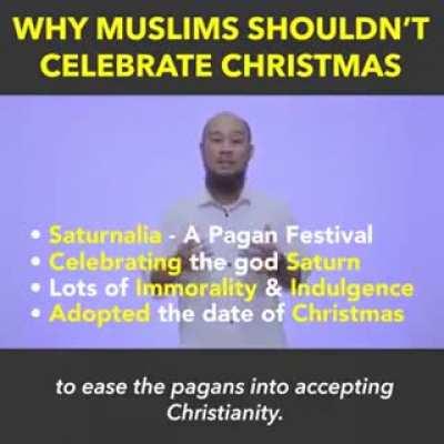 Why Muslims should not celebrate Christmas