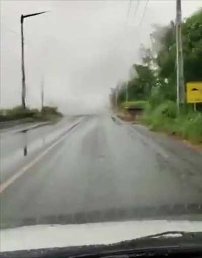 Driving through the fog