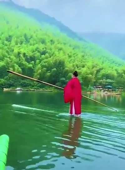 Tremendous balance on display