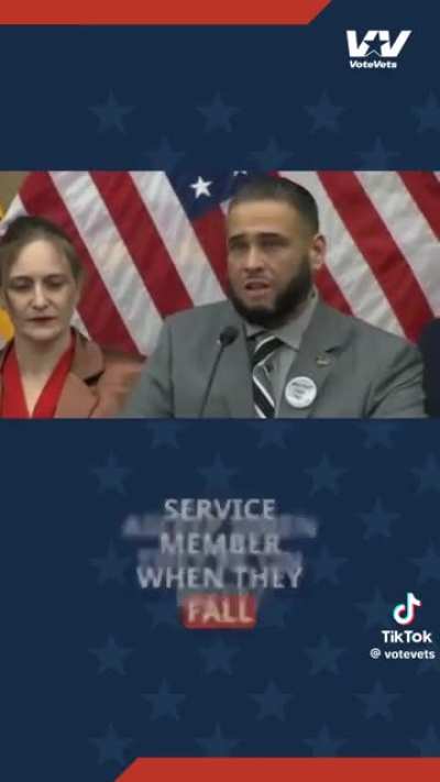 Disabled Iraq War Veteran Eric Rodriguez isn't mincing words