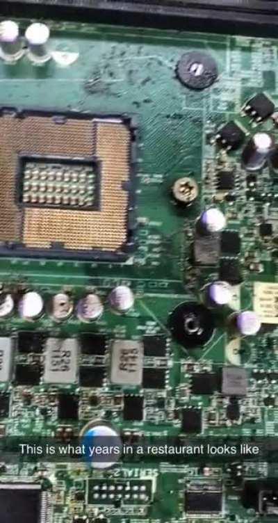 That’s all fryer grease :)