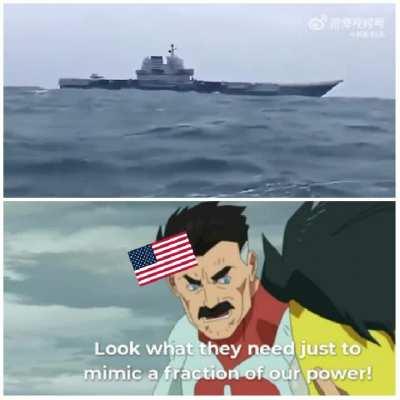 Chinese Aircraft(singular) Carrier “Shandong” spotted yesterday by Fishermen to the East of Taiwan.