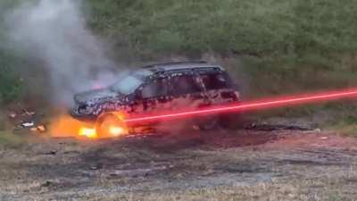 M134 Mini Gun vs. Jeep