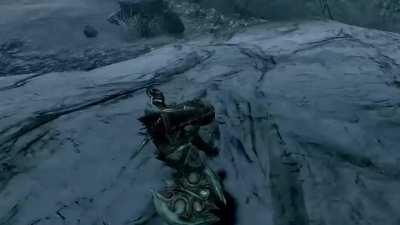 This is how npc’s feel getting FUS RO DAH’d off a cliff