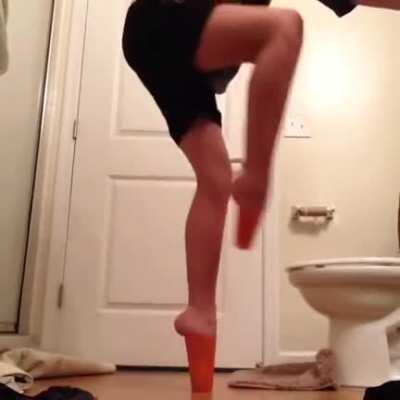 Trying to be a ballerina