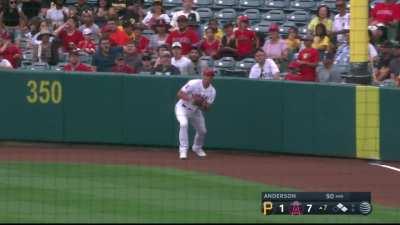 [Highlight] Liover Peguero hits an RBI double for his first career hit. It also cuts the Angels lead to just 5 runs