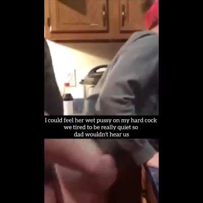 Quickie with mom in kitchen