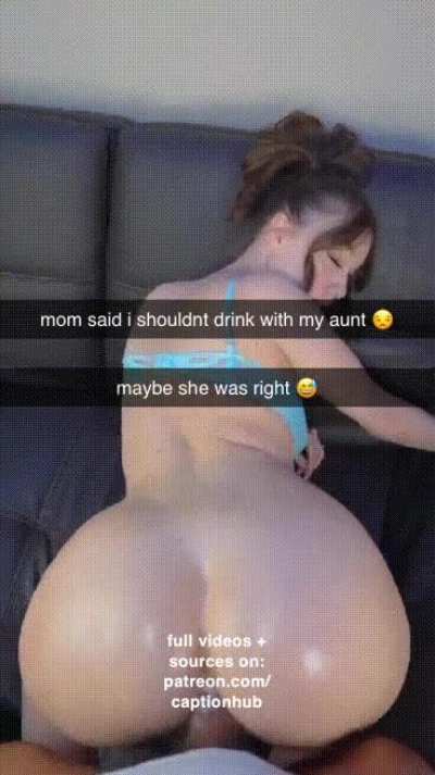 my aunt brought drinks over 😅