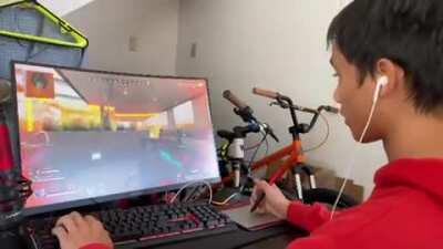 So I won an Apex game with a tablet?