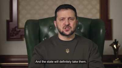 President Zelensky's Latest Address. 26/12/22. Duration 3m09. English Subtitles