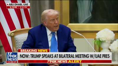 Trump explains what groceries are UAE president: 