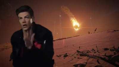 Trying to run away from Radahn's meteor move be like