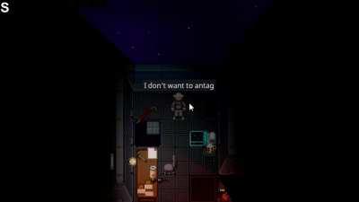 I don't want to antag... I want to be happy...