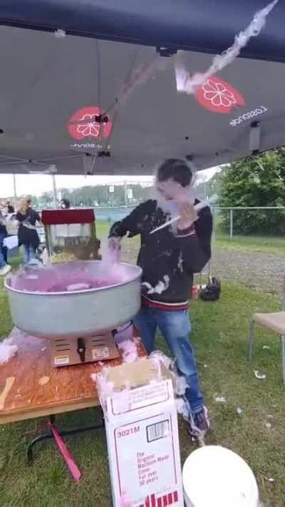 to make some cotton candy