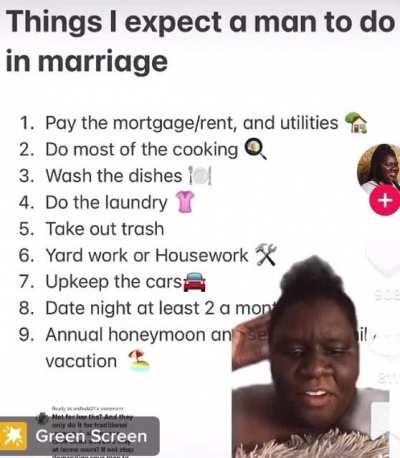 Insane Requirements For A Husband
