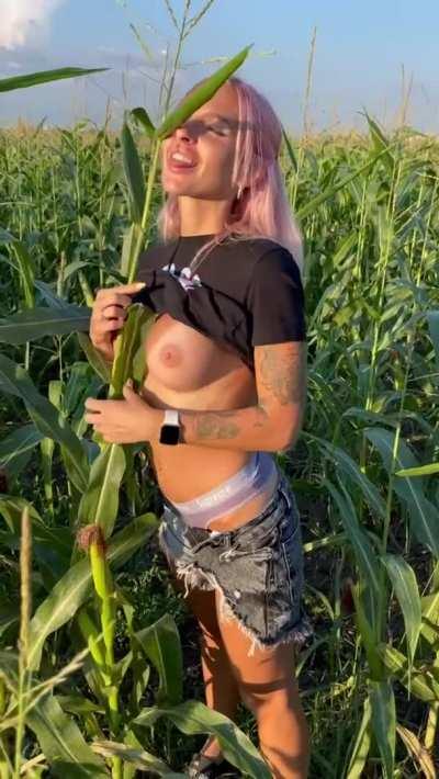 did you eat corn?) I, too, but not this one. if you know what I mean) 🌽