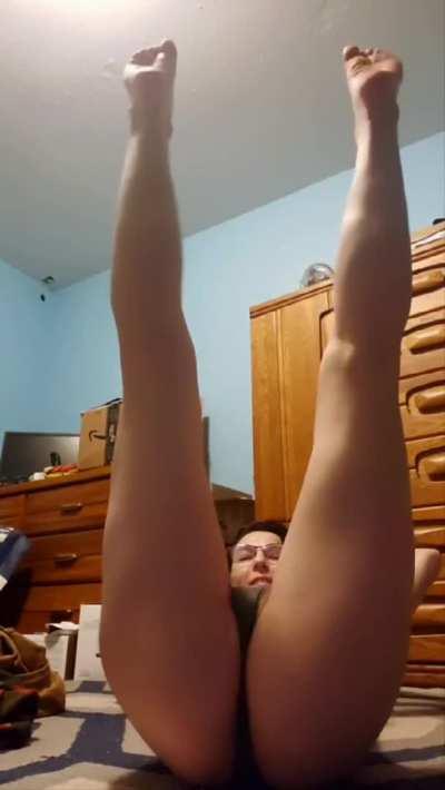 Taking secret naughty videos in the storage room for you😈😘