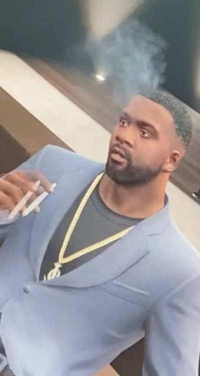 What the fuck is he smoking