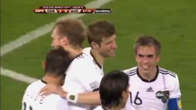 Germany [3]-0 Australia - Thomas Müller 67'