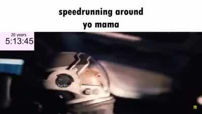 Speed run around pyro when he fursona