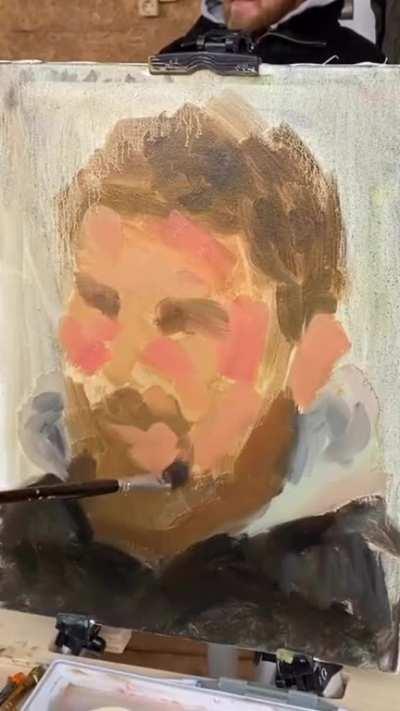 The likeness in this portrait (@arte. csmica 