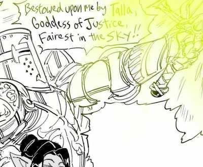 A honorable Paladin with a trusty companion.(Solus Astorias)