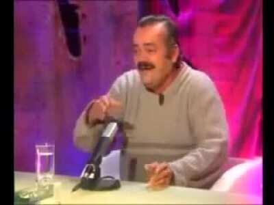 El ristas (laughing spanish man) died today RIP