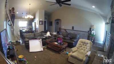 WCGW going up this ladder