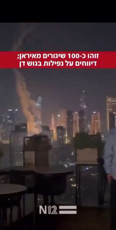 Iranian missile strike on Israel
