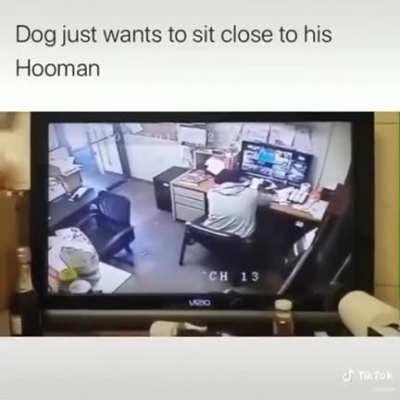 He just want sit beside his best friend