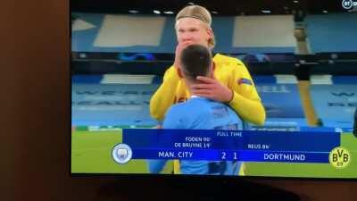 Haaland “can’t wait to play with you next year Phil”