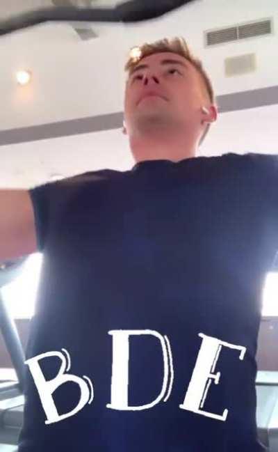 Breaking a sweat with Ella Vaday!