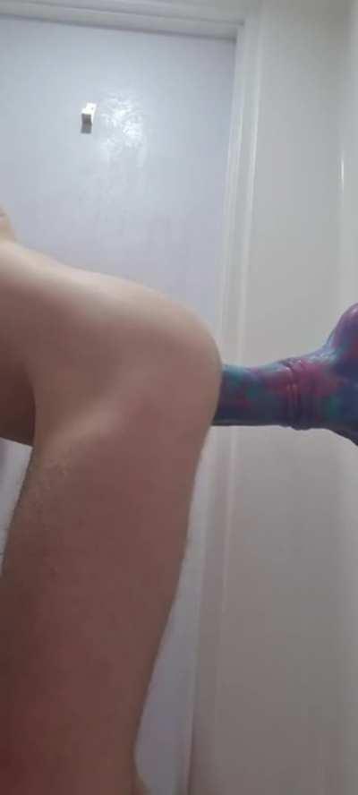 (M)Wall riding my flared XL Chance! Featuring a lil belly bulge