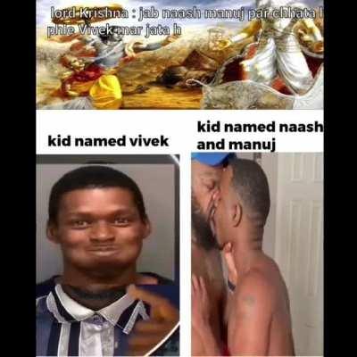 jab naash manuj par chhata h phle Vivek kar jata h