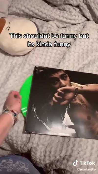 You sizzled the vinyl out