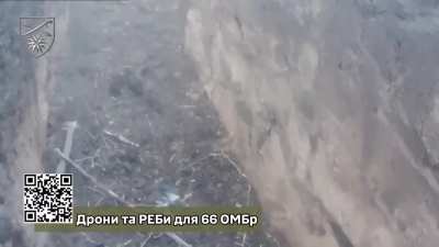 First-person footage of Ukrainian soldiers of the 66th Mechanized Brigade shows a counterattack on Russian soldiers who broke into the Ukrainian position in the Lyman direction. Summer 2024.