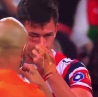 Testing for a fractured eye socket/cheekbone