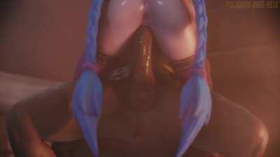 Jinx in control (polished-jade-bell) (Sound Update) [League of Legends]