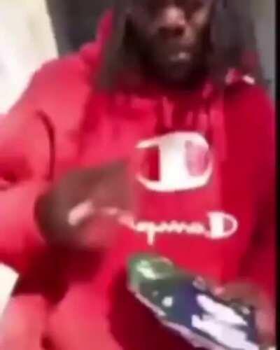 When the imposter wins the 19$ fortnite card😳‼️