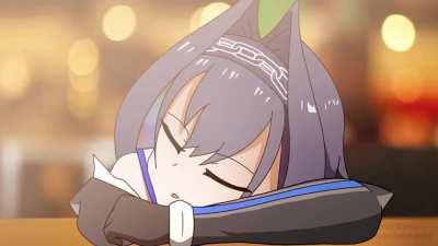 When a Birb pokes Kronii's Cheek (Hololive Animation)