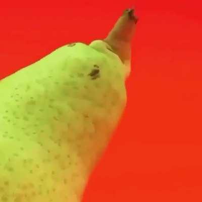 Pq uma abobrinha transaria com uma pera cara ;-;