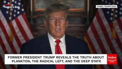 JUST IN: Former Preisdent Trump Reveals The Truth About Plankton, The Radical Left, And The Deep State