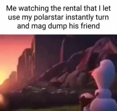 He’s got the wrong target but the right spirit