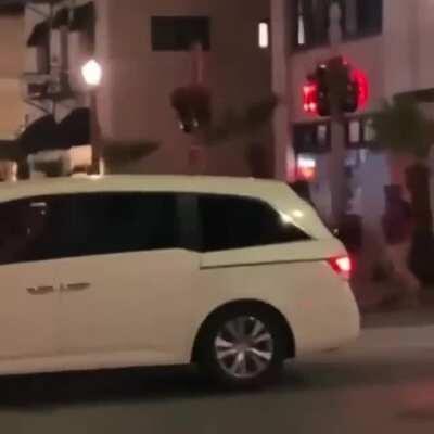 A group of teens hospitalize an old man.